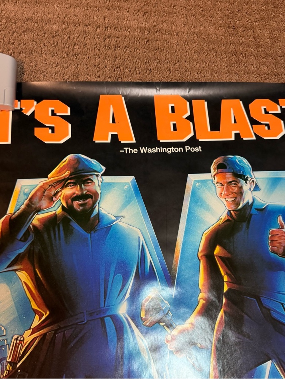 Super Mario Bros 1993 Video Store Promo Poster 26x40 - Picture 6 of 7